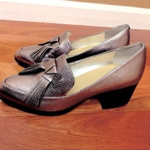 Marc Fisher Block Heel Loafers with tassel(Brand New without tags)
